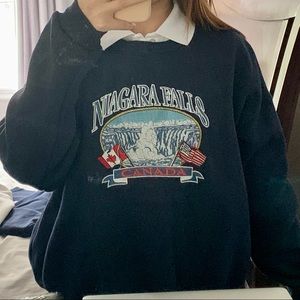 oversized niagara falls sweater